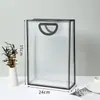 Bolsas Tote Transparentes Personalizadas, Bolsas de Mano, Estilo Minimalista Bolsas de Regalo de Plástico PP para Bodas
