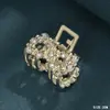 2025 Clip para Cola de Caballo Semi-Atada de Aleación Electrochapada Accesorios de Perlas Pasador Estilo Coreano Dulce Accesorio para el Cabello para Niñas
