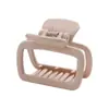 Presilha Média Fosca Transfronteiriça, Presilha de Cabelo Geométrica de Alta Qualidade, Presilha Tubarão Feminina para a Parte de Trás da Cabeça, Presilha de Cabelo, Adorno de Cabeça, Acessórios de Cabelo