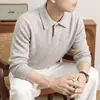 Suéter de punto casual estilo americano para hombre, otoño e invierno, moderno, corte holgado, inspirado en diseñador, popular en línea, elegante y versátil