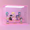 Caja Ciega Caja de Almacenamiento Caja de Exhibición Acrílica Luminosa Juguete Hecho a Mano Almacenamiento Vitrina a Prueba de Polvo Lego Multicapa Transfronteriza