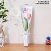 Feliz Dia dos Namorados Urso de Pelúcia Bolsa Múltipla Tridimensional Transparente OPP Material de Embalagem Floral Saco de Embalagem de Flores de Desenho Animado