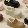Pantuflas de Algodón Impermeables para Mujer para Interior Hogar Doméstico Resistentes a las Manchas y Antifouling Felpa Hechas a Mano al por Mayor Bolsa Cálida y Pantuflas de Algodón para Mujer