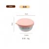 Copo para Molho de Aço Inoxidável 304 Transfronteiriço com Tampa de Silicone à Prova de Vazamento, Copo para Molho, Recipiente para Temperos de Salada, Prato para Molho, Prato para Temperos