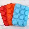 Más de 12 incluso Molde de silicona para pastel de taza silicona grado alimenticio resistente a altas temperaturas fácil desmoldeo decorativo horneado ligero
