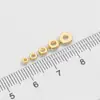 Cuentas Separadoras Chapadas en Oro de 14K Cuentas Planas Doradas Cuentas Sueltas Accesorios Pulsera DIY Hecha a Mano Cuentas para Cuerda Materiales Al por Mayor