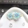 Grampo de Cabelo Flor Doce Clipe BB Estilo Western Infantil Adorno de Cabeça Flor de Cerejeira Fofa Acessórios de Cabelo para Menininha Clipe Lateral para Franja