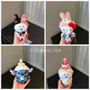 Gorro de dibujos animados de hamburguesa tejido a mano 13cm ropa de muñeco oso autocrítico 10cm muñeco de algodón accesorio de tocado lindo