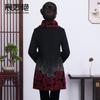 Chen Miaoyan casaco retrô de inverno para mulheres de meia-idade e idosas casaco de lã feminino casaco de lã feminino plus size casaco de mãe atacado