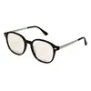 Gafas para computadora, micas transparentes para mujer, micas transparentes para hombre, gafas de armazón grande con varillas de metal, adecuadas para el uso diario