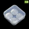 Caja de Plástico Transparente Cuadrada tamaño pequeño Herramienta de Almacenamiento Caja para Piezas A55 Mini Portátil Tapa Caja de Medicamentos Caja de Empaque