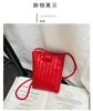 Transfronterizo 2026 Verano Nueva Moda Mini Bolso de Tejido Suave Versátil Bolso para Teléfono Móvil Pequeño Bolso Cruzado de Hombro Único para Mujer