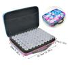 Herramientas de Pintura de Diamantes Bolsa de Almacenamiento Portátil de Cuero Colorido Sub-paquete Taladro 70 Botella Redonda Nuevo Estilo Traje de Herramientas de Taladro de Punto