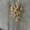Flores Artificiais, Folhas de Leque Douradas, Eucalipto, Flores Plásticas Rose Gold, Flores para Decoração de Balde de Bênçãos para Casamento e Ano Novo