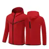 Roupa Externa Esportiva Masculina Outono e Inverno Manga Longa Secagem Rápida Moletom Treinamento Corrida Top Roupas Fitness Personalização