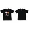 Suministro mayorista transfronterizo Chaopai de comercio exterior a 260g éxito de ventas BAPE cabeza de simio tiburón camiseta de manga corta 21