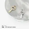 Colgante de Llave de Mariposa DIY Materiales Hechos a Mano Estilo Ins Accesorios de Joyería Colgante de Aleación de Zinc Accesorios para Joyería de Pulsera Bolsa