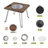 Parrilla de Barbacoa para Exterior para Uso Doméstico, Mesa de Barbacoa Plegable Portátil Sin Humo, Parrilla de Carbón para Patio Exterior Preparación de Té
