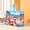 Sacolas de Presente de Natal em Estoque, Sacolas Não Tecidas de Desenho Animado, Sacolas de Compras Personalizadas, Sacolas de Ombro Não Tecidas Impressas em Cores para Halloween