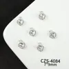 Acessórios de unha populares estilo francês em prata, acessórios de unha de alta qualidade versáteis de luxo leve com coração e borboleta vazados adornados com diamantes