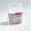 Cuchara para Oídos Bastoncillo de Algodón Desechable Higiénico Bastoncillo de Algodón Cosmético Bastoncillo de Algodón Doméstico Doble Punta Bastoncillo de Madera para Oídos Bastoncillo de Algodón