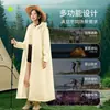 Impermeable para hombres y mujeres, conveniente para senderismo al aire libre, diseño simple, longitud extendida, cobertura de cuerpo completo, impermeable, engrosado para mayor durabilidad