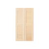 1:12 Casas de Muñecas Mini Puertas y Ventanas 2 Persianas en Blanco