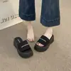 Chanclas de Playa para Exteriores de Plataforma de Suela Gruesa de Estilo Nuevo para Verano 2026 para Personas Bajas, Que Aumentan la Altura, Antideslizantes, Resistentes al Desgaste