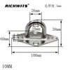 Zhi Shu Acero Inoxidable 304 316 Hebilla de Puerta Diamante Hebilla de Barco Placa Ocular para Colgar Accesorios para Velas de Sombrilla