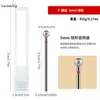 Broca de Diamante para Preparación de Uñas, Diámetro de Vástago de 2.35 mm, Universal para Eliminar Cutículas, Broca de Diamante para Uñas