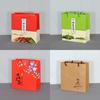 Bolsas de Mano para Empaque de Té Personalizadas de Alta Gama Bolsas de Regalo para Té Negro y Té Verde de Alta Gama Personalizadas Bolsas de Cartón Blanco Engrosado de Alta Gama