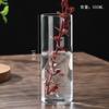 Vaso de vidro borosilicato transfronteiriço garrafa hidropônica cilíndrica reta ornamentos decorativos garrafa em vaso em estoque atacado