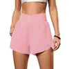 Shorts esportivos de verão mais vendidos para mulheres, novo modelo cruzado na cintura para fitness, corrida e esportes, calça casual respirável de secagem rápida para atividades ao ar livre