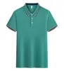 Camisa POLO de Seda de Gelo Roupa de Trabalho Camiseta Verão Uniforme de Grupo da Empresa Roupa de Trabalho Manga Curta Camisa Cultural Estampa de Logo