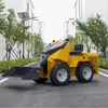Cargadora Compacta de Dirección Deslizante Completamente Nueva, Tipo con Ruedas para Conducir, para Comercio Transfronterizo, Plantas de Arena y Grava, Mini Montacargas Energéticamente Eficiente
