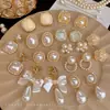 Pinzas para Orejas de Perla Vintage, Sin Perforación, Pendientes Minimalistas de Nicho, Brazaletes para Orejas, Accesorios para Orejas con un Toque de Lujo Ligero, Aretes con Forma de Espiral para Mosquitos