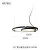 [Personalizado] Luminárias para Quarto Lustre Nórdico Combinação de Designer Lustre Circular para Sala de Jantar Modelo Novo para Villa