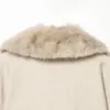 Invierno 2025 Nuevo Producto Ropa de Mujer Transfronteriza Europea y Americana Abrigo con Cuello Efecto Piel Sintética W063 9434