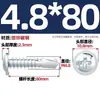 Tornillos Autorroscantes Autoperforantes de Acero Inoxidable 410/304/Acero al Carbono con Arandela, Tornillos Autorroscantes Autoperforantes Galvanizados