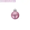 Pacote Grande 3/4/6/8cm Bola Decorativa Plástica Natalina Galvanizada Fosca Festa Festiva Ano Novo Bola Decorativa para Árvore de Natal