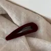 Pinza para el Cabello BB de Terciopelo de Color de Alta Gama Estilo Coreano Pinza de Moda para Flequillo Pinza Lateral Accesorio Versátil para la Cabeza Accesorios para el Cabello Nuevo