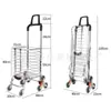 Venta Directa de Fábrica Carrito de Compras Jialai Barra de Tiro Carrito para Subir Escaleras para Personas Mayores Se Puede Sentar Plegable Carrito de Remolque Doméstico