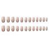 Nude Preto Francês Wear Armor Ballet Nail Patches Removível Fake Nail Patches Nail Patches Finished Nail Patches