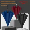 Em estoque grande quantidade atacado guarda-chuvas guarda-chuvas de golfe cabo longo haste reta guarda-chuvas presentes impressão de logotipo publicitário exterior