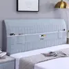 2025 Nueva Funda de Cabecera Todo Incluido Funda Elástica para Cabecera Respaldo de Cama de Madera Maciza Empaquetado Suave Cuero Funda Protectora a Prueba de Polvo Resistente a Manchas