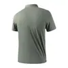 2026 Nuevo Estilo de Verano Camisa Polo de Seda Helada para Hombre con Cuello, Holgada, Transpirable, de Secado Rápido, Top de Manga Media