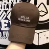 Gorra de Béisbol Versátil Nueva para Primavera y Verano para Mujer con Bordado de Letra, Visera Curva, Adecuada para Cabezas Grandes, Estilo Estudiante de Moda