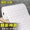 Hl Pegatinas de Pared Estéreo 3D Transfronterizas Papel Tapiz Autoadhesivo Decoración de Pared de Habitación Pared de Fondo Suministros de Renovación para Casa de Alquiler Papel Tapiz