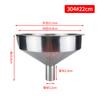 Fabricantes Embudo Grande Industrial Acero Inoxidable Suministros de Cocina Tolva Ancha Maquinaria para Moler Leche de Soya No Magnético Boca Rugosa Fuga de Aceite