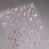 Pegatinas de Uñas Artísticas Florales de Mariposa Estilo Hada Pura Iron Aurora M-482 Verano Transparente Estilo Resort Cadenas Estrellas